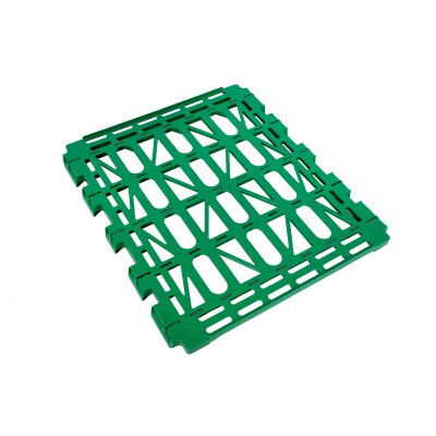 kunststof-tussenbodem groen voor 3-zijdige rolcontainer